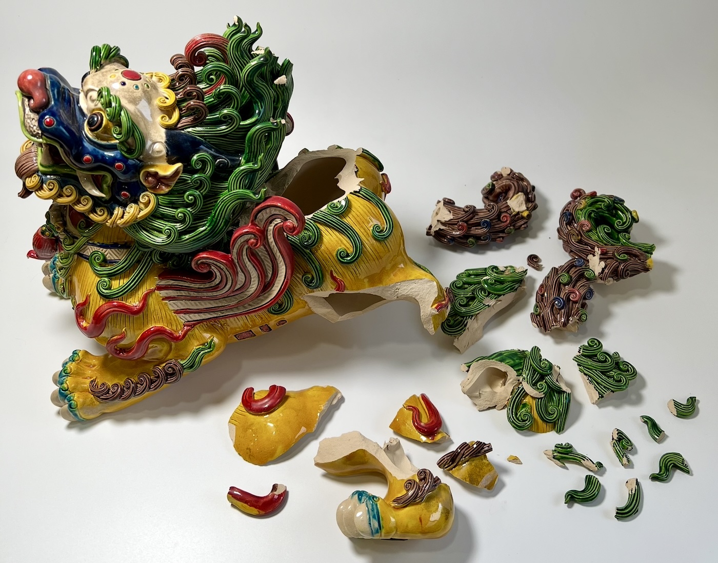 交趾陶貔貅擺件