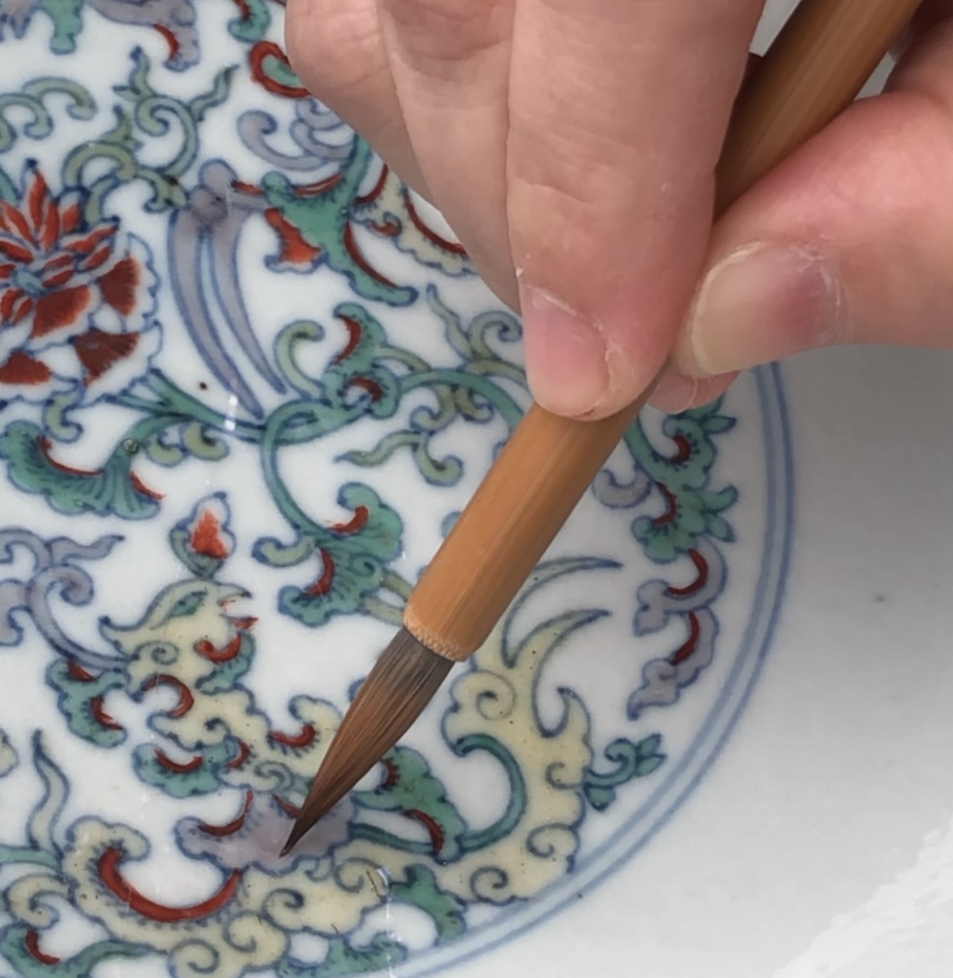 補繪紋飾
